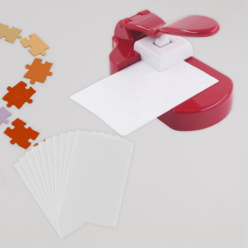 Máquina Manual Para Hacer Rompecabezas Diy Maker Photo Red