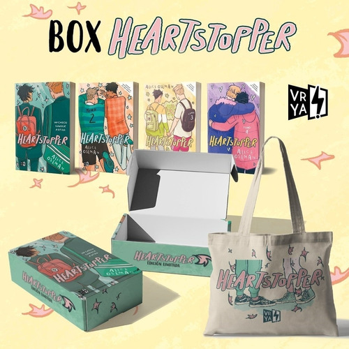 Heartstopper Pack 4 Tomos   Bolso Original - Alice Oseman