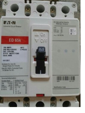 Breaker Eaton Ed65k 3x150 Y Otras Marcar,amper