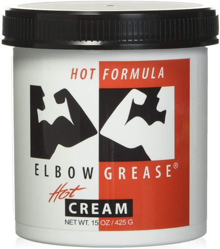 Lubricante Elbow Grease Cream Formula Cálida 15oz Fisting 