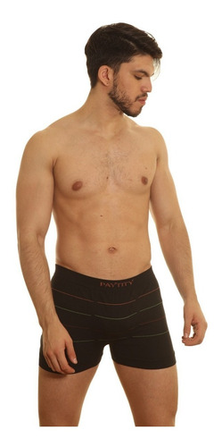 Imagen 2 de 7 de Boxer Algodon Con Lycra Sin Costura Paytity Pack X3