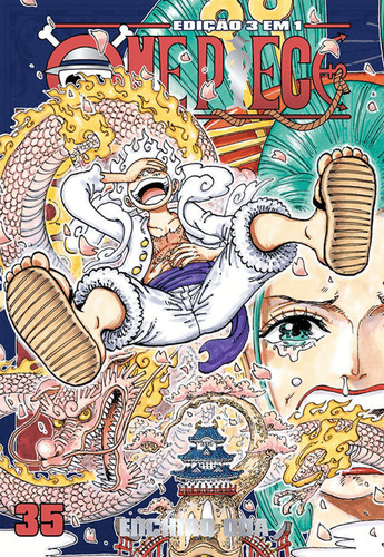 One Piece 3 Em 1 Vol. 35, De Eiichiro Oda., Vol. 35. Editorial Panini, Capa Mole Em Português, 2025