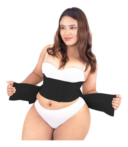 Faja Reductora Modeladora Reloj De Arena Moda King Original Negro Xl