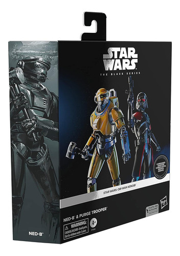 Star Wars Obi Wan Ned-b Y Purge Trooper Grafito Black Hasbro