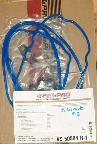 Kit Completo De Empacadura Tapa Valvula Para Silverado 5.3