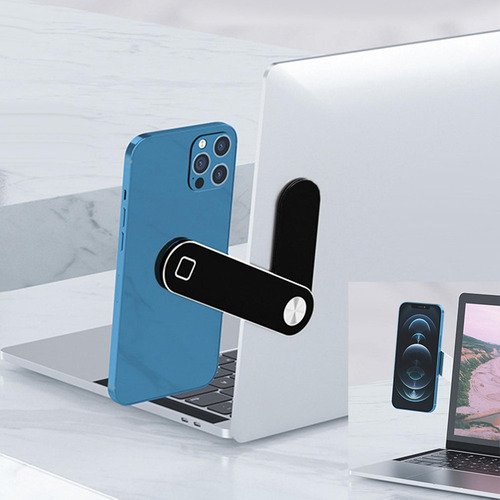 3 Suporte De Telefone Portátil Portátil Dobrável Preto