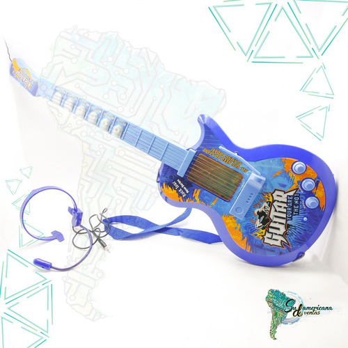 Guitarra Eléctrica Para Niños Gida Toys Hk-9010b