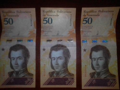 Billete 50 Bs Fuera De Circulación Año 2018