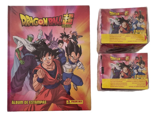 Álbum Dragon Ball Super 2 - Tapa Dura Y 100 Sobres - Panini
