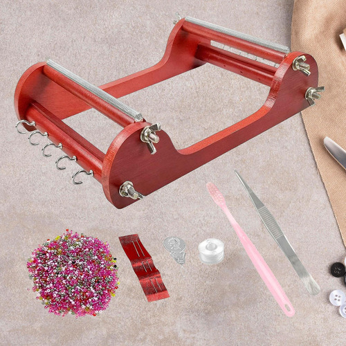 Kits De Telar De Cuentas De Madera, Accesorios Con Hilo,