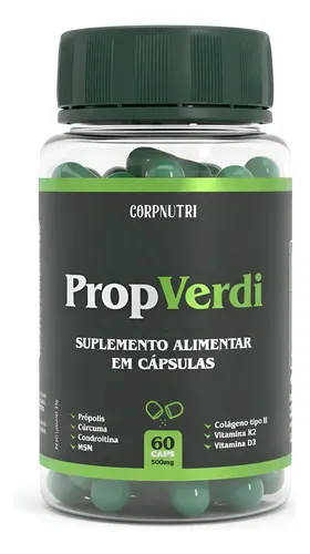 Propverdi Para Dores Articulares Com 60 Cápsulas Sem Sabor