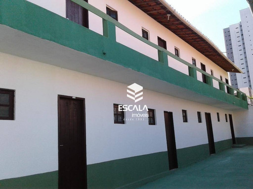 Kitnet Com 1 Dormitório Para Alugar, 30 M² Por R$ 450,00/mês - Meireles - Fortaleza/ce - Kn0001
