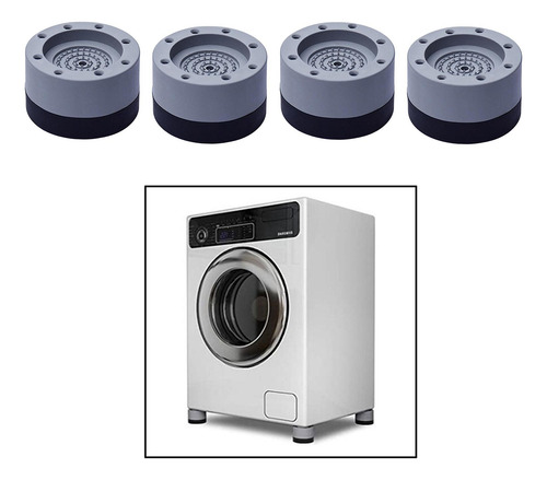 8pc Lavadora Anti Caminata Anti Vibración Pies Almohadillas