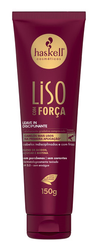 Crema De Peinar Haskell Liso Com Forca 150g Antifrizz