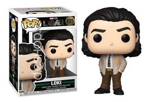Funko Original Pop Loki Burócrata Traje Tva Marvel Disney