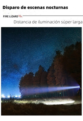 Lámpara De Caza Tipo Minería Recargable Y Potente