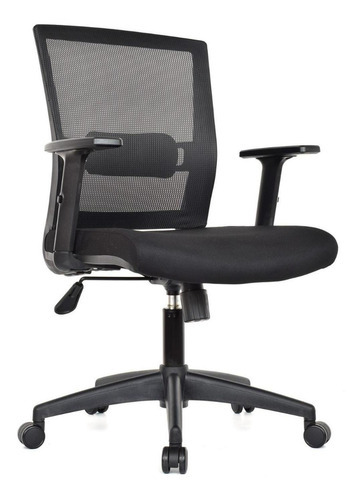 Silla Ergonomica De Oficina Giratoria Gerente Kata Bonno Color Negro