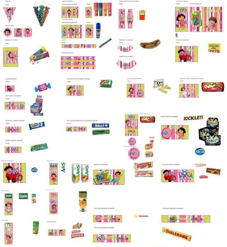 Kit Imprimible Dora La Exploradora Fiesta 3x1