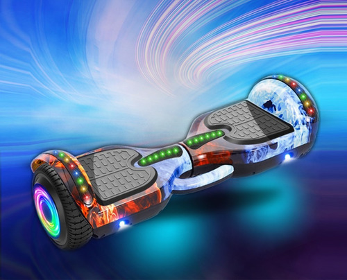Skate elétrico hoverboard Lurs HBD65S IceFire 6.5"