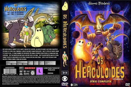 Dvd Os Herculóides Série Completa Dub
