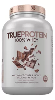 True Protein 100% Whey Concentrado Isolado 874g True Source Sabor Milk chocolate