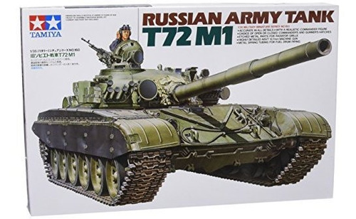 Modelos Tamiya T-72m1 Ejército Ruso Tanque.