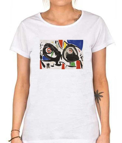 Remera De Mujer Joan Miro Obras Arte Ojos