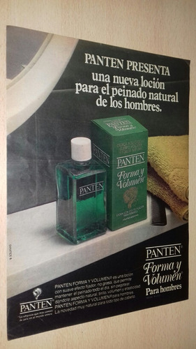 P84 Clipping Publicidad Locion Para El Pelo Panten Año 1978