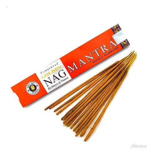 Imagem 10 de 10 de Incenso Massala Golden Nag Aromas Mix10cx15gr(agarbathi)full