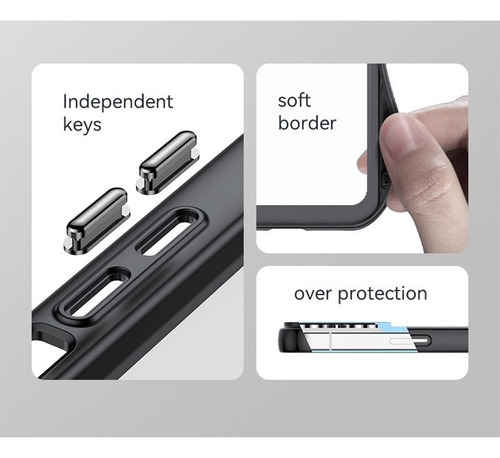 Jidihu Capa Para Honor X8 Transparente Anti-queda