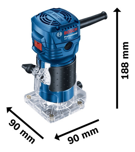 Imagen 8 de 11 de Fresadora Bosch GKF 550 550W 220V
