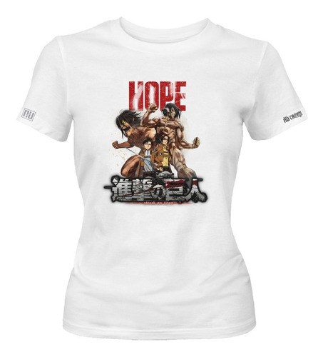 Camiseta Attack On Titan Anime Idk