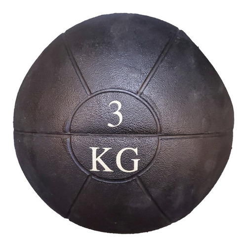 Imagen 1 de 4 de Pelota Medicine Ball Con Manija 3 Kg Sport Maniac