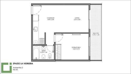 Departamento 3 Ambientes En Venta Santos Lugares