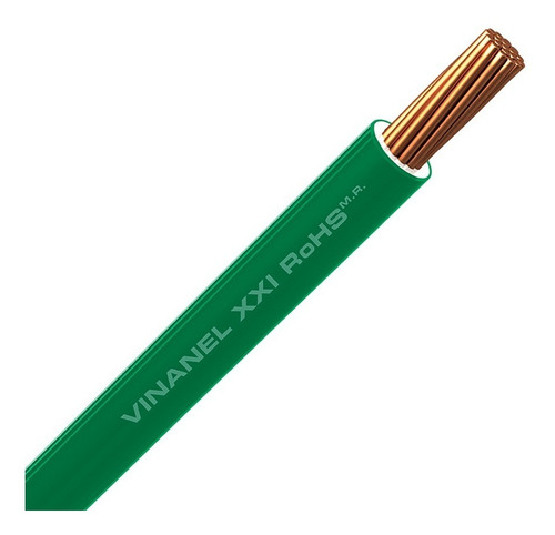 Caja 100 Mts Cable Verde Thw Cal 12 Awg 100%cobre Condulac