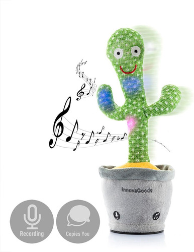 Innovagoods Dancing Cactus, Dancing Cactus Repite En Español