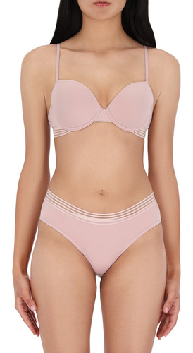 Imagen 4 de 6 de Calzón Bikini Detalles Transparencia De Mujer C&a (3018191)