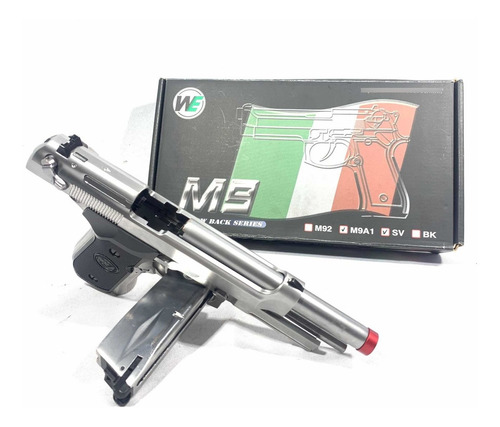 Baretta Berettas M9a1 Chrome Gbb We Airsoft Kjw Cromada