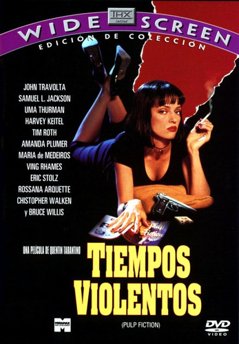 Pulp Fiction Tiempos Violentos 1994 Tarantino Pelicula Dvd