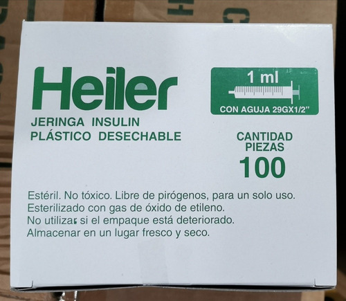 Imagen 3 de 7 de Agujas Yjeringuilla Insulin, 1ml, 3ml, 5ml, 10ml, 20ml, 50ml
