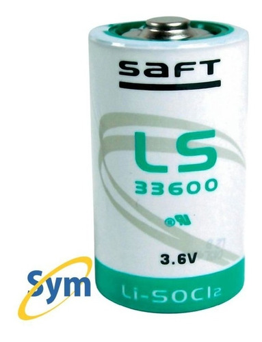 Pila De Litio Saft Ls33600 D Std | Symnet