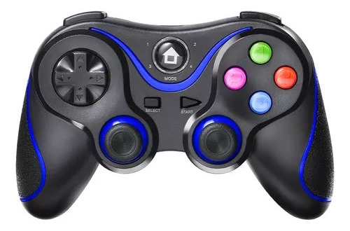 Gamepad Bluetooth Compatible Android Pc Tv Joystick Azul