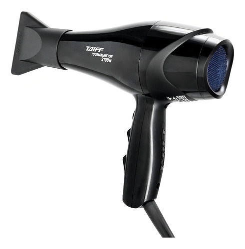 Secador De Cabelo Taiff Tourmaline Ion 2100w Profissional Cor Preto 110v