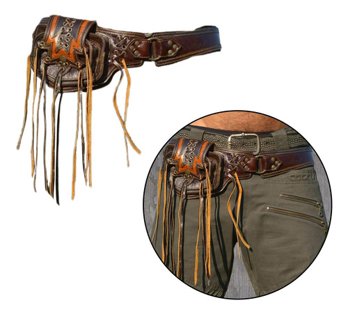 Bolsa De Cinturón Ajustable Para Hombres Bolso Portátil