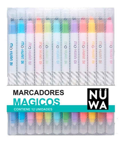 Imagen 2 de 6 de Resaltadores Magicos Cambia De Color X12 Unidades