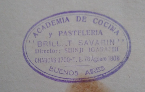 Igarashi - Resetario De Cocina - Academia Brillat Savarin (Usado)