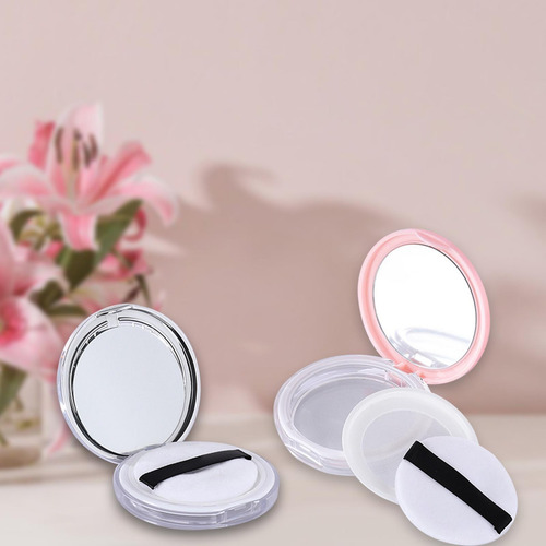2 Contenedor De Polvo Compacto De 2 Uds Con De Malla De
