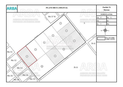Imagen 16 de 16 de Terreno Fraccion En Venta Ubicado En Francisco Álvarez, Moreno, G.b.a. Zona Oeste