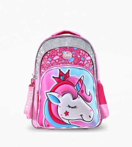 Mochila Love Unicorn Con Luz Espalda 18 Footy F1943