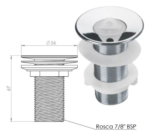 Sifão Sanfonado + Engate Flexível 40cm + Válvula Lavatório Cor Cromada